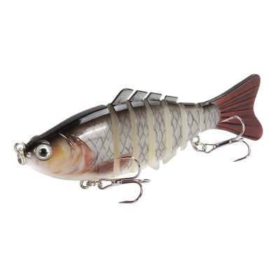 China Quality ABS 1PCS Wobblers Pike Fishing Lures100mm15g Artificia Bait Multisection Minnow Trolling Lure Hard For Bait Swim Float Fishing Tackle for sale