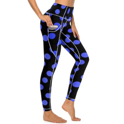 China Printed Tummy Control Women High Waist Yoga Pants Breathable Yoga Pants Fitness Legging for sale