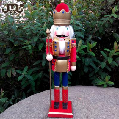 China Christmast Ornament Christmas Wood Dressed Nutctacker,Wholesale Christmas Nutcrack Soldier for sale