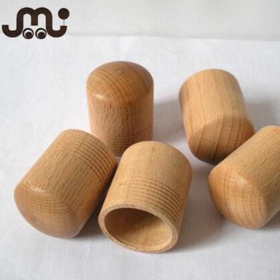 China Non Refillable Polished Wooden Screw Perfume Cap for sale