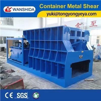 China 1250Kn Schrottschermaschine 74kW Metallschrottschneidemaschine automatisch zu verkaufen