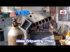 plc control system steel briquetting press for 120 mm briquette diameter and efficiency