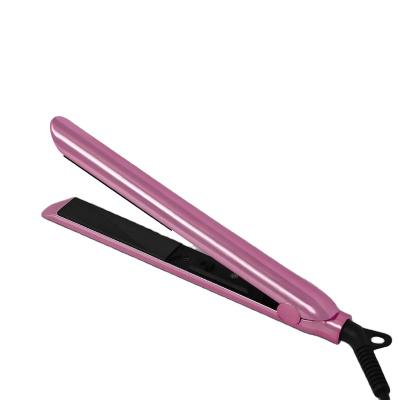 China Professional Keratin Ceramic Gold Hair Straightener Hotel Hair Machine Iron Flat Curling Hair Straightener for sale