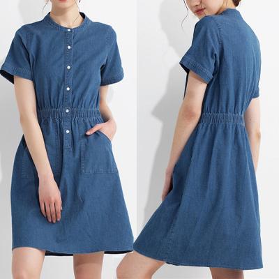 China Vestido del tejano de algodón de la ropa el 100% del verano de las mujeres en venta