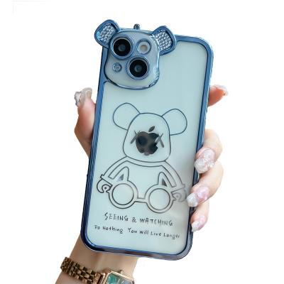 China New design phone bags diamond shockproof shockproof phone case factory trend factory phone cell phone electroplating case for sale