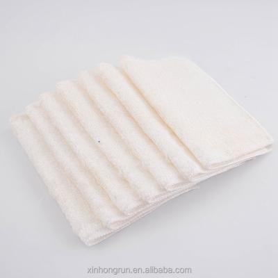 China Viable Custom Logo Hotel Facical Washcloths Soft Absorbent Cotton Face Cloth Towels Wholesale for sale