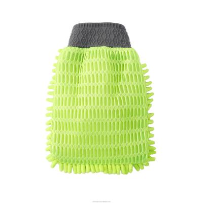 China Car Wash Cleaning Clean Chenille Finger Wheel Wash Mitt Cloth Microfiber Car Wash Mitt From China Supplier for sale