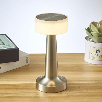 China Portable Creative Glass Mushroom Table Lamp for Room Decor LED E27 USB AU CN EU UK US Plug Frosted / Striped 3 Colors Dimmable Vintage Night Light for sale