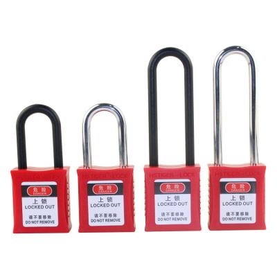 China Corrosion Nylon Plastic 38mm Widely Used Antirust 76mm Lock Security Padlock for sale