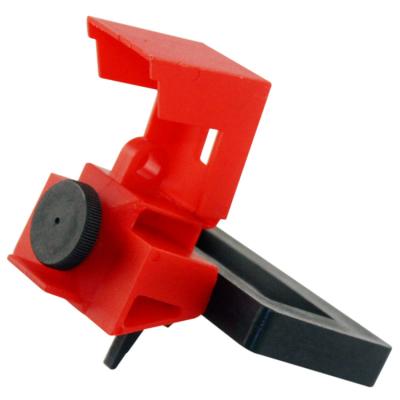 China Strong Maintenance Material Polypropylene Nylon Clamp-on Locks Electric Lock Circuit Breaker Lockout for sale