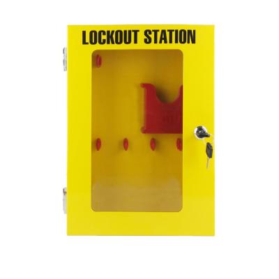 China Industrial Quality Durable Steel 4 Plank Locks Security Padlock Management Lockout Station for sale