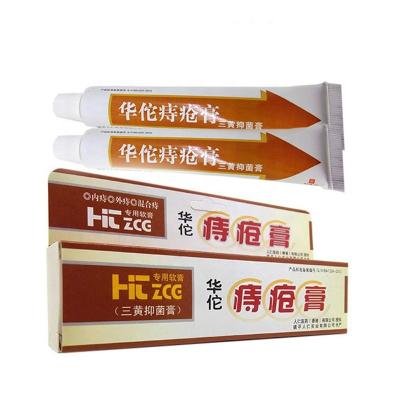 China 25g Antibacterial Hua Tuo Hemorrhoids Ointment Plant Herbal Hemorrhoids Cream Internal Hemorrhoids Stacks External Anal Fissure for sale