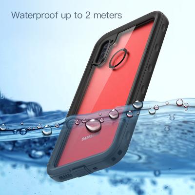 China Shockproof For Samsung Galaxy A11/A01/A21 USA Version Waterproof IP68 Immerse 2m Diving Swimming Shockproof TPU Hard PC Case for sale