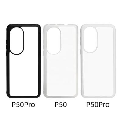 China Anti-drop For Huawei Series DIY Full White TPU+PC Printi Rubber Sublimation Case For Huawei P50 P40 P30 P20 Pro / Lite P 30 Smart Mate 40 for sale