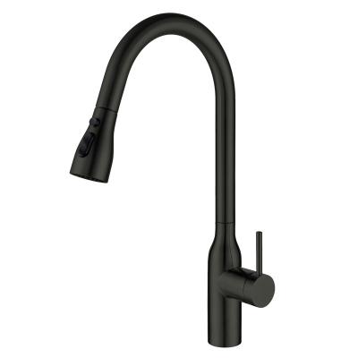 China Modern 304 Stainless Steel Pull Down Faucet Pull Down Faucet Price Extra Black And Gold Spray Kitchen Faucets for sale