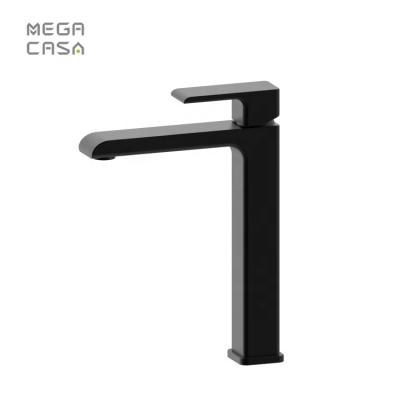 China Without Turnout High Quality Antique Brass Basin Faucets Mixers Taps Bathroom Basin Black for sale