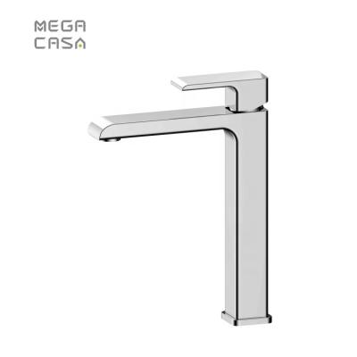 China High Quality Brass Basin Faucet Cold-Hot Diverter Single Hole Bathroom Water Faucet Low Price Without Faucet for sale