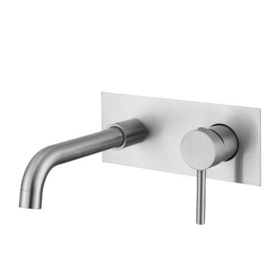 China New Modern Wall Mounted Single Handle Bathroom Basin Mixer Tap Single Handle Sink Faucet For Bathroom for sale