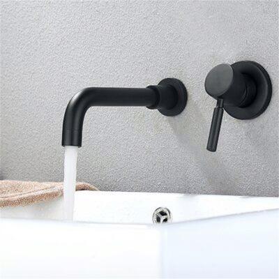 China Factory supply modern water faucet polished nickel basin faucet quick open water faucet for sale