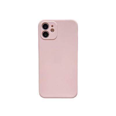 China Shockproof Custom Color Logo Liquid Soft Silicone Shockproof Protective Phone Case for IPhone 11 12 13 14  Pro Max for sale