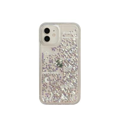 China Shockproof Ins style Street Fashion Diamond Quicksand Phone Case covers for iPhone 14 pro max for sale