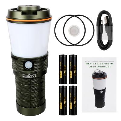 China New style camping hot lithium battery waterproof multifunctional rechargeable led camping light flashlight for sale