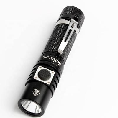 China Factory Supply USB 2.8v-4.2V XPG3 LED 18650 Waterproof Battery Flashlight Rechargeable Tactical Led Flashlight for sale