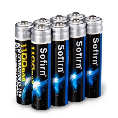 China Long Cycle Life Sofirn Factory Supply 1.2V 1100mah Recycled Battery Cells Nimh Battery AAA For Lithium Titanate Battery for sale