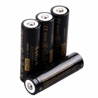 China Machine- the high quality capacity 3.7V 900Mah 14550 Li-ion battery 14500 rechargeable battery cell for sale