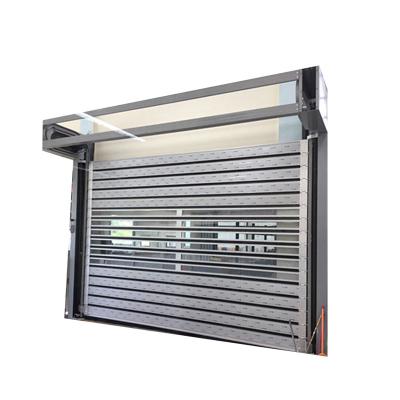 China Heat Insulation Duty Workshop Roll Interior High Speed ​​Aluminum Rapid Spiral Door for sale