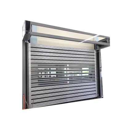 China Aluminum Warehouse Doors Heat Insulation Heavy Duty Roll Spiral High Speed ​​Door for sale