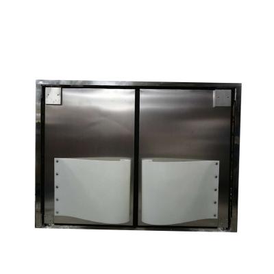 China Energy Efficient Anti-Collision Impact Stainless Steel Design Front Door Traffic Door For Cleanroom for sale