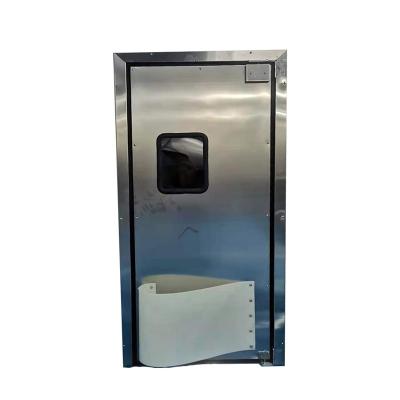 China Waterproof Single Open Swing Door Restaurant Swing Doors 2*3 Food Industry for sale