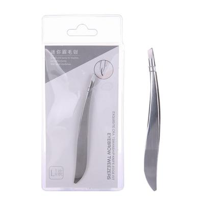 China LAMEILA Safety Eyebrow Clip Stainless Steel Eyebrow Tweezers Tweezers Makeup Accessories A0170 for sale