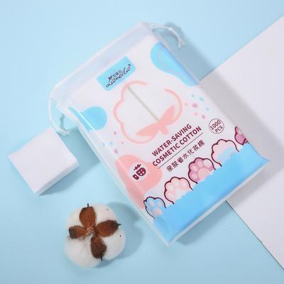 China Lameila Ultra Soft Strong Absorbent Wholesale Supply Thin Soft Cotton Pads Face Clean Pad Skin Care Water Saving Cotton Face Pad CXT038 for sale