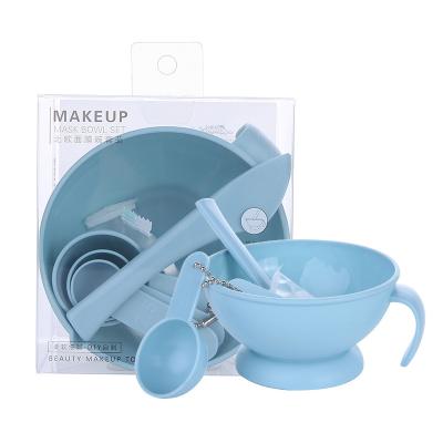 China Viable Lameila 5 in 1 Wholesale DIY MaskMixing Tools Cosmetic Plastic Facial MaskBowl Set WithMask D0894 for sale