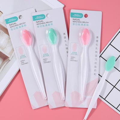 China Face Cleansing New Fashion Rose Nose Brush Lameila Silicon Beauty Skin Care Silicone Facial Cleansing Brush C0359 for sale