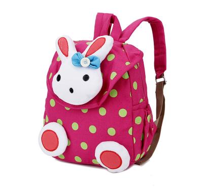 China Waterproof Custom Manufacturer Logo Design Fashion Bag Rabbit Animal Kids Backpack School Children Bag Backpack for sale