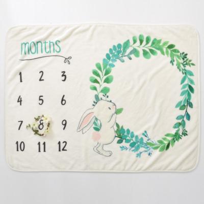 China Interesting Baby Blanket Photography Props Monthly Baby Milestone Blanket For Baby 0235A for sale