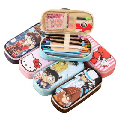 China School Kids Luxury Stationery Tin Pencil Case With Zipper Pencil Case for sale