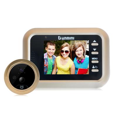 China Good Quality 2.4inch Danmini Q8 2.4inch Danmini Q8 100mm*70mm*15mm Door Viewer Peehole Camera Peehole Cam Doorbell Video Doorbell Video Viewer Visual Electronic Motion Detection for sale