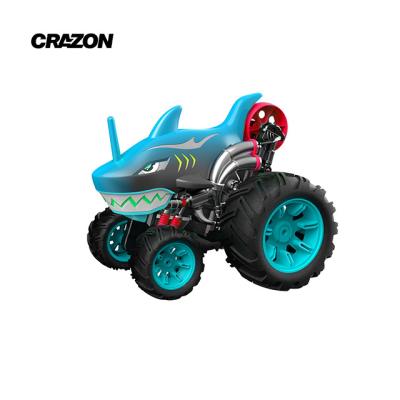 China Crazon Factory Design Amazon RC Model Cars Remote Stunt Five Wheel Shark RC Vehicle Stunt Car for sale