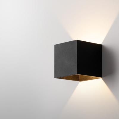 China Lighting Works Modern Minimalism Villa Wall Lamp SquareledBedroom Bedside Living Room Nordic Creative Background Wall Lamp Modern Minimalist Wall Lamp for sale