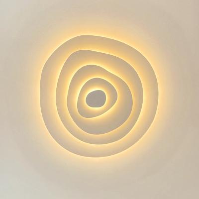 China Round bedroom ceiling lamps simple nordic lampledModern Nordic personality caseLighting for sale