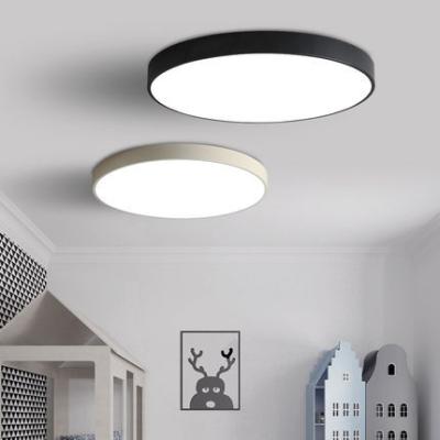 China The other Nordic modern bedroom new minimalistledMacaron dining room/living room aisle corridor round balcony ceiling lamp for sale