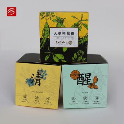 China China factory high quality biodegradable paper box for packaging tea bags for sale