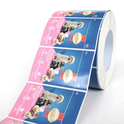 China Custom Roll Waterproof Self Adhesive Gold Foil Bottle Sticker Label Printing for sale