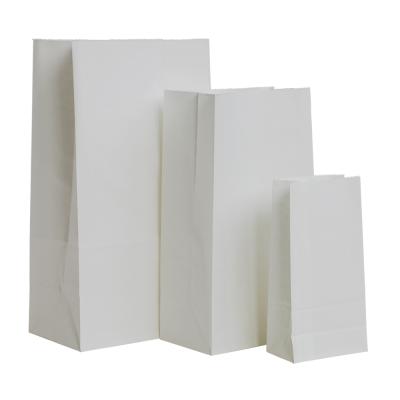 China Customized White Paper Shopping Bag Printing Paper Shopping Bag Cheap Paper Packaging Bag Without Handles for sale