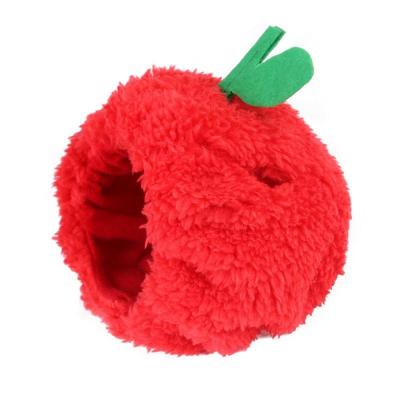 China Viable Adjustable Cute Shapes Cat Vegeatable Fruit Apple Hat for Cats Small Dogs for sale