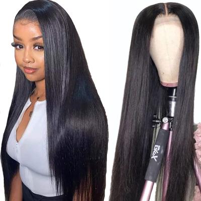 China Natural Preplucked Water Wave Wigs 13*4*1 Uniky Hairline Lace Front Wigs Brazilian Straight Hair Wigs T Piece For Black Women for sale